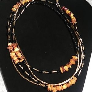 GOLD and Natural Stone waist beads